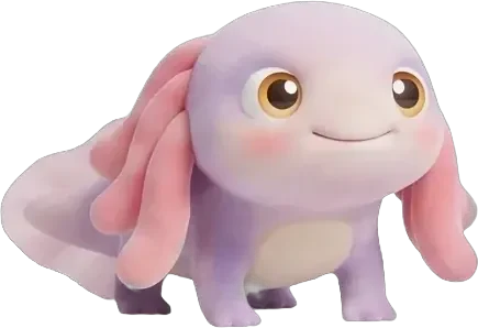 Lumi the axolotl